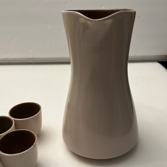 MCM Poole England Set of Pitcher and 4 Cups - Picture 7 of 10